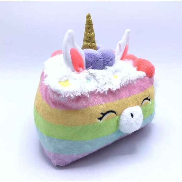 Squishable Unicorn Rainbow Cake Plush Toy‎ OSG Girls Stuffed Animal - Picture 4 of 13